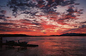Tofino sunset. Photo by Allison Gamble. Used by permission.